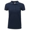 Polówka polo Tommy Hilfiger damska granatowa Slim Fit małe logo bawełniana